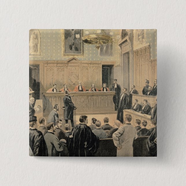 The Panama Trial Pinback Button (Front)