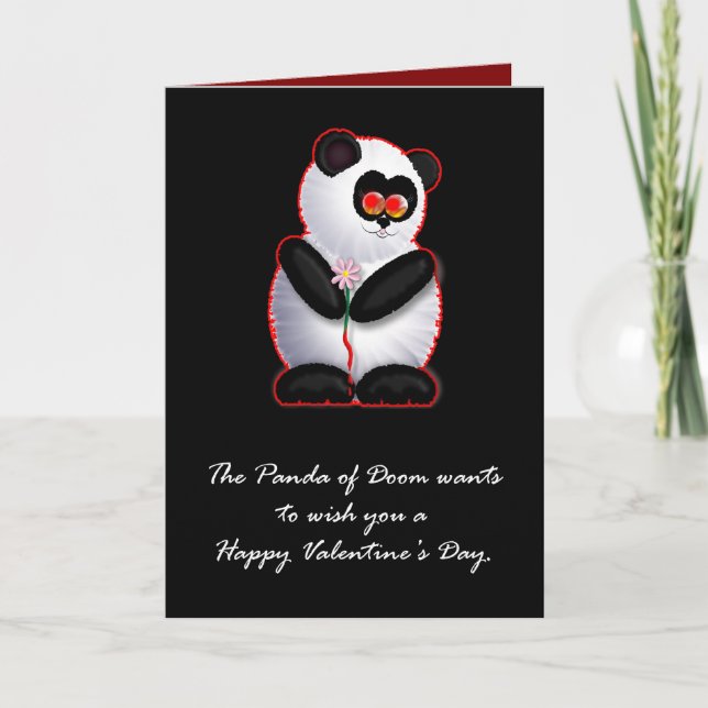 The Panda of Doom Holiday Card (Front)
