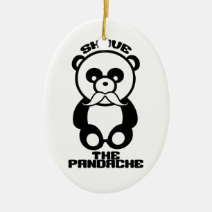 The Pandache custom color ornament
