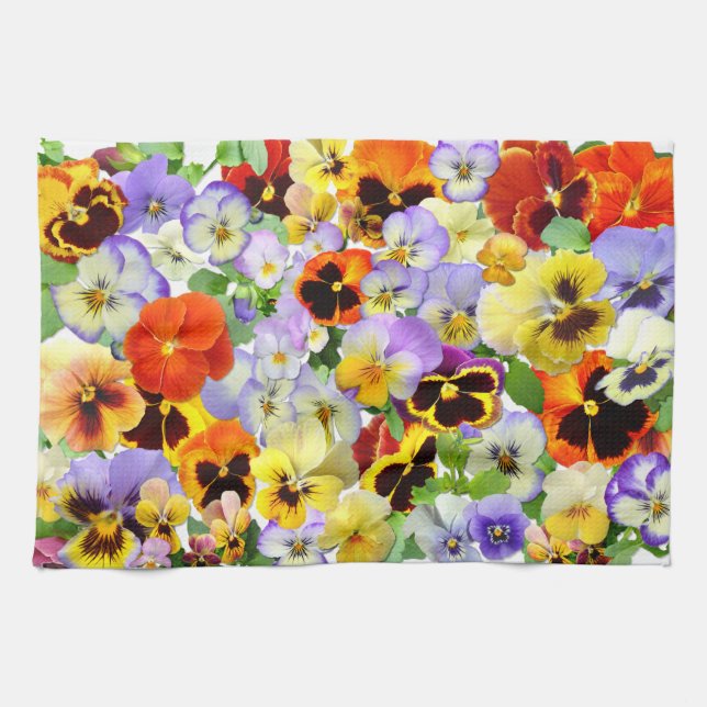 The Pansy Collection Kitchen Towel (Horizontal)