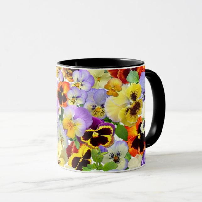 The Pansy Collection Mug (Front Right)