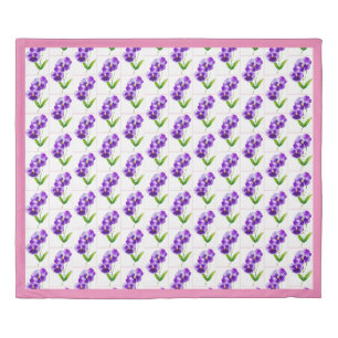 'The Pansy Party' on a Duvet Cover (III)