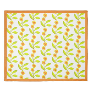 'The Pansy Party' on a Duvet Cover (IV)