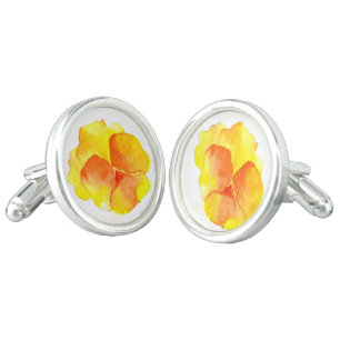 'The Pansy Party' on a Pair of Cufflinks (IV)