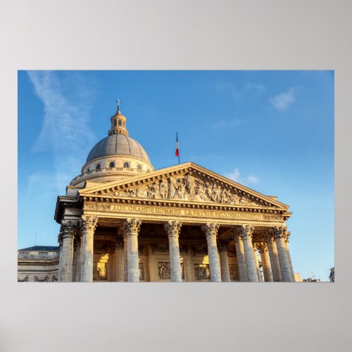 The Pantheon in Paris France Poster