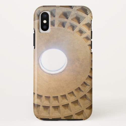The Pantheon in Rome 3 travel wall art iPhone X Case