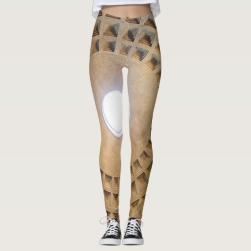 The Pantheon in Rome 3 travel wall art Leggings