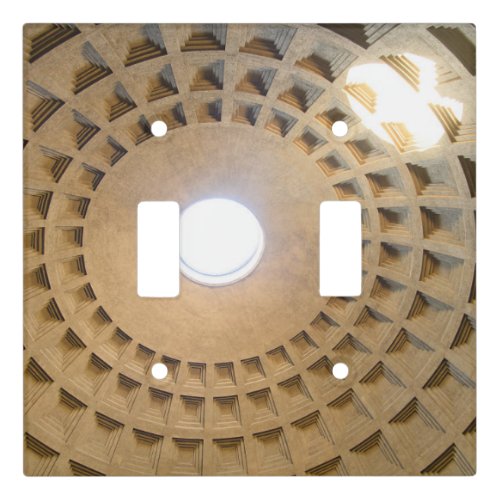 The Pantheon in Rome 3 travel wall art Light Switch Cover