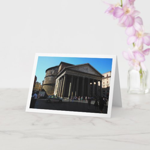 The Pantheon Rome Italy Card