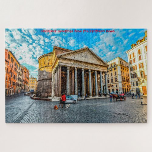 The Pantheon  Rome Italy Jigsaw Puzzle