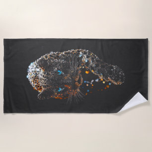 The Panther Beach Towel