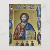 The Pantocrator and Saints Orthodox Christian Icon