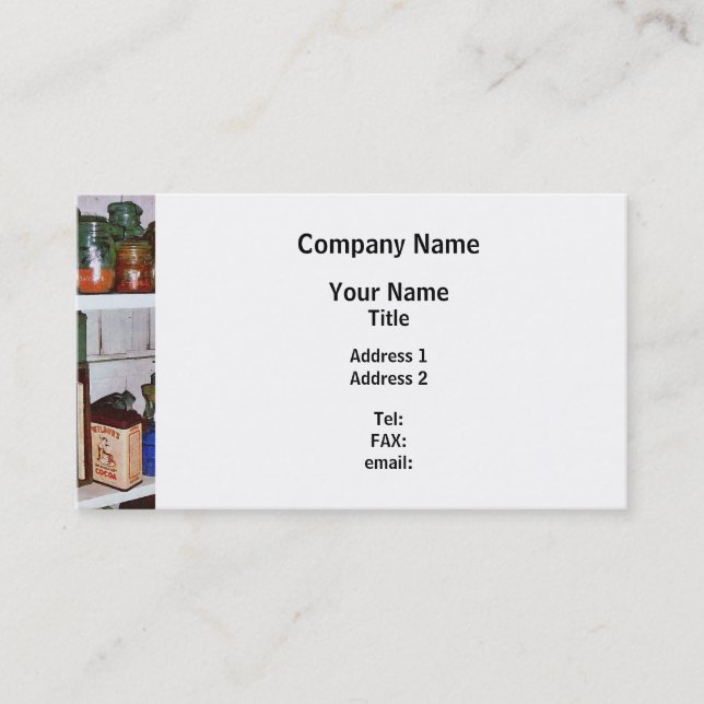The Pantry Business Card (Front)