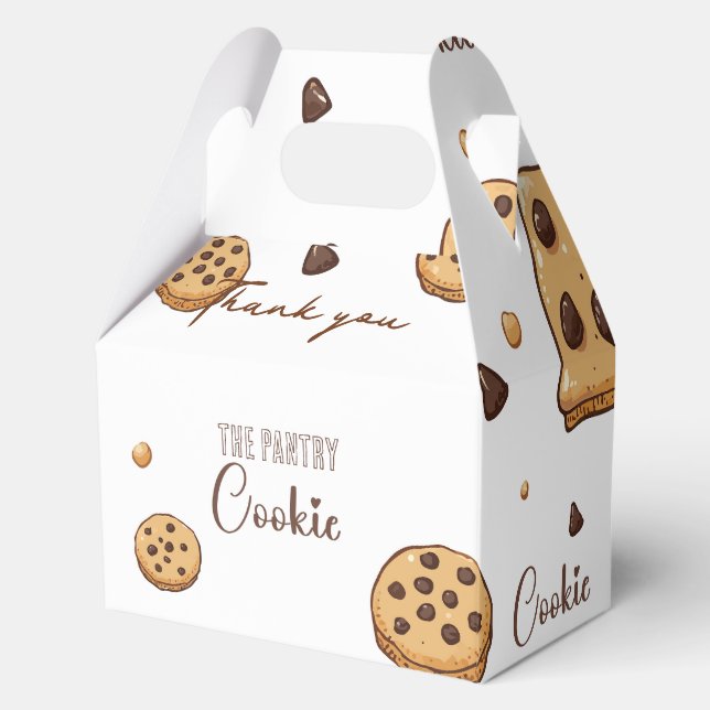 The Pantry Cookie (White) Favor Boxes (Front)
