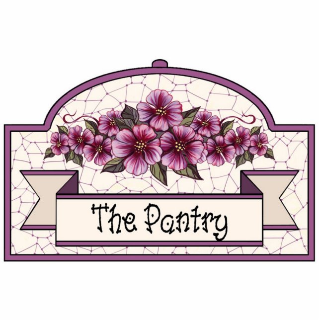 "The Pantry" - Decorative Sign - 33 Cutout (Front)