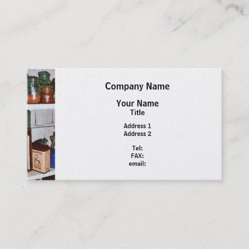 The Pantry _ Platinum Finish Business Card