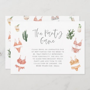 The panty game lingerie cactus champagne