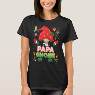 The Papa Gnome Matching Family Merry Christmas Paj T-Shirt