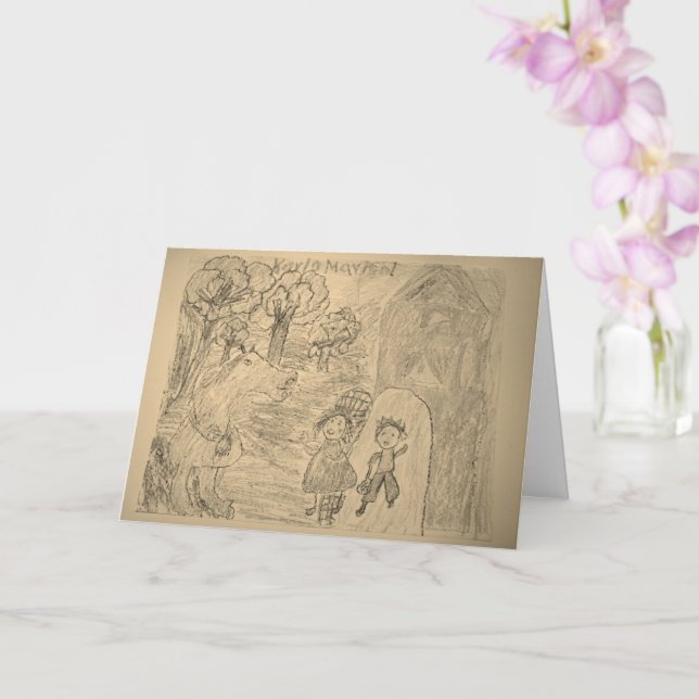 The Paper Bag Princess Card (Orchid)