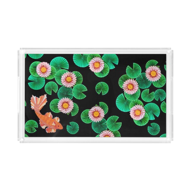 The Paper Koi Pond Acrylic Tray (Front)