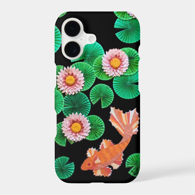 The Paper Koi Pond Case-Mate iPhone Case (Back)