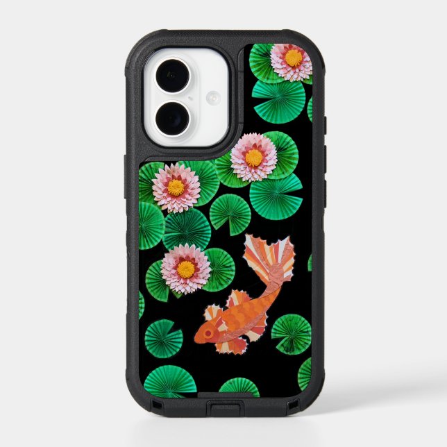The Paper Koi Pond Case-Mate iPhone Case (Back)