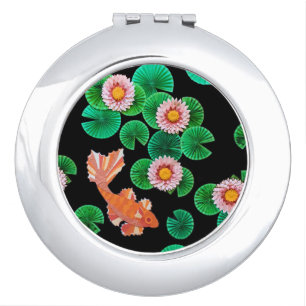 The Paper Koi Pond Compact Mirror
