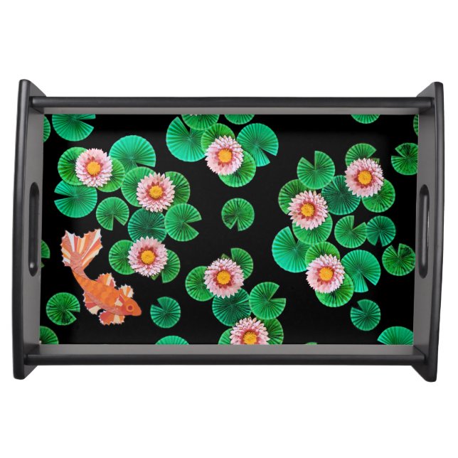 The Paper Koi Pond Serving Tray (Front)