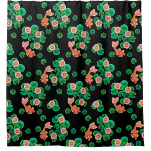 The Paper Koi Pond Shower Curtain