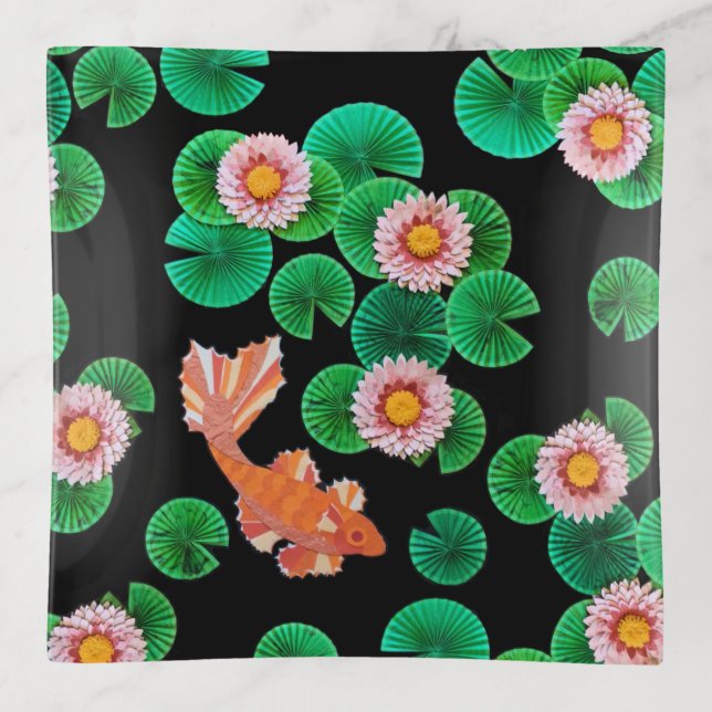 The Paper Koi Pond Trinket Tray (Front)