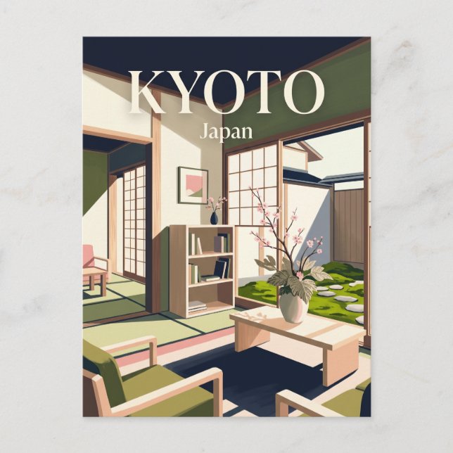 The Paper & Petal Cafe Japan Postcard (Front)