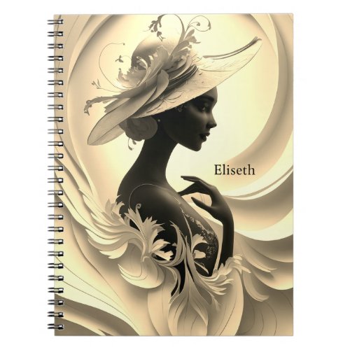 The Papercraft Portrait of Eliseth Notebook