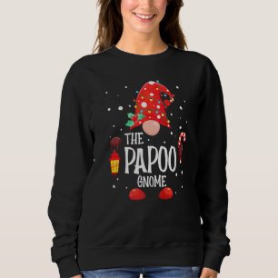 The Papoo Gnome Matching Family Christmas Gnome Pa Sweatshirt
