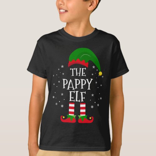 The Pappy Elf Matching Family Christmas Party Paja T_Shirt