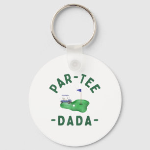 The Par Tee Dada Hole In One Golf Parents Matching Keychain