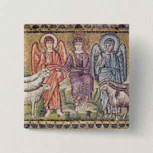 The Parable of the Good Shepherd Button