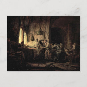 The Parable of the Laborers in the Vineyard Postcard