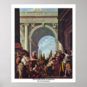 The Parable Of The Prodigal Son By Fetti Domenico Poster