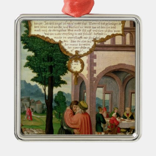The Parable of the Prodigal Son Metal Ornament