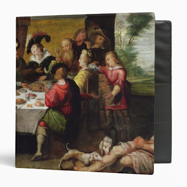 The Parable of the Rich Man and Lazarus 3 Ring Binder (Front/Inside)