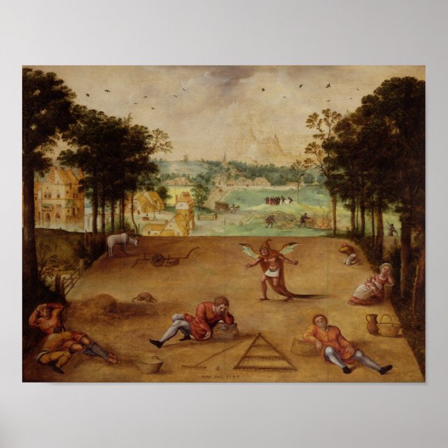 The Parable of the Wheat and the Tares, 1540 Poster (Front)