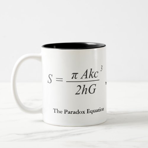 The Paradox Equation Two_Tone Coffee Mug
