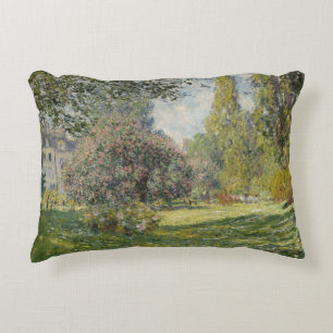 The Parc Monceau - Claude Monet Accent Pillow