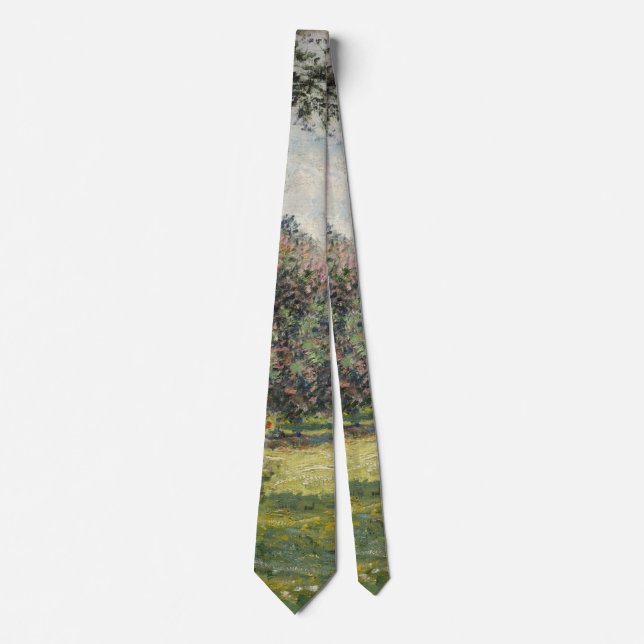 The Parc Monceau - Claude Monet Neck Tie (Front)