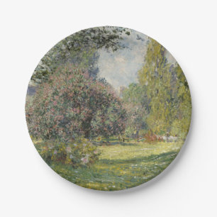 The Parc Monceau - Claude Monet Paper Plates