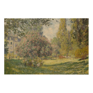 The Parc Monceau - Claude Monet Wood Wall Art