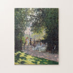 The Parc Monceau Monet Fine Art Jigsaw Puzzle<br><div class="desc">The Parc Monceau,  Claude Monet 1878. Oil on canvas.</div>