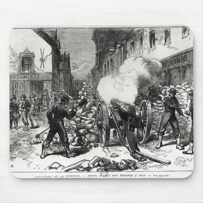 The Paris Commune A Barricade at Issy Mouse Pads