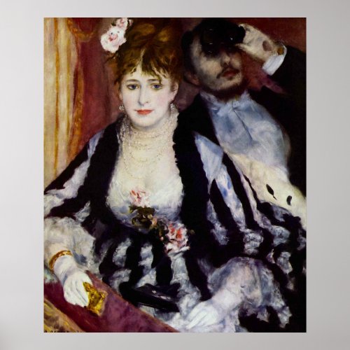 THE PARIS THEATRE BOX BY RENOIR DECOUPAGE PRINT