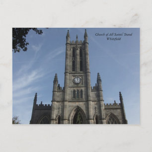 The Parish Church of All Saints' Stand, Whitefield Postcard